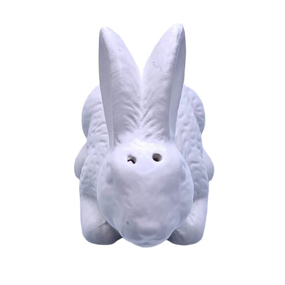 Farmhouse Bunny Rabbit Ceramic Salt & Pepper Shaker Set Spring Easter Grandma - Picture 5 of 7
